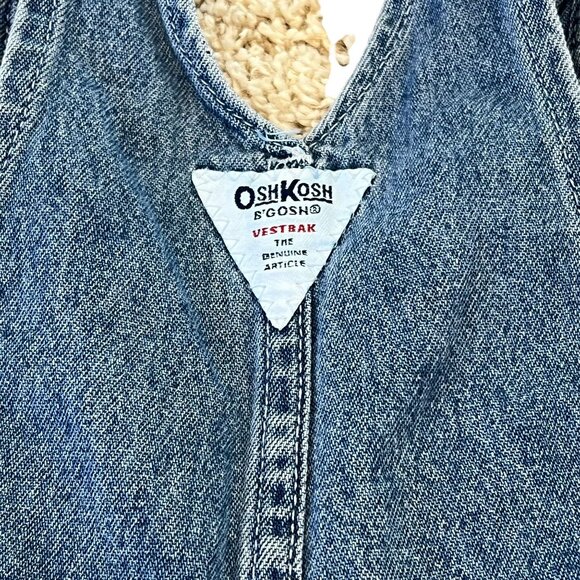 OshKosh BGosh Genuine Article Denim Overalls Vestbak 100 Percent Cotton Kids Siz - Picture 4 of 6
